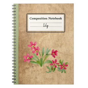 Primrose Personalised Composition Notebook