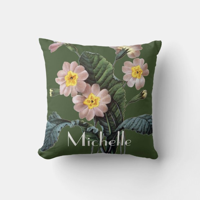 Primrose (Primula Aucalis) Cushion (Front)