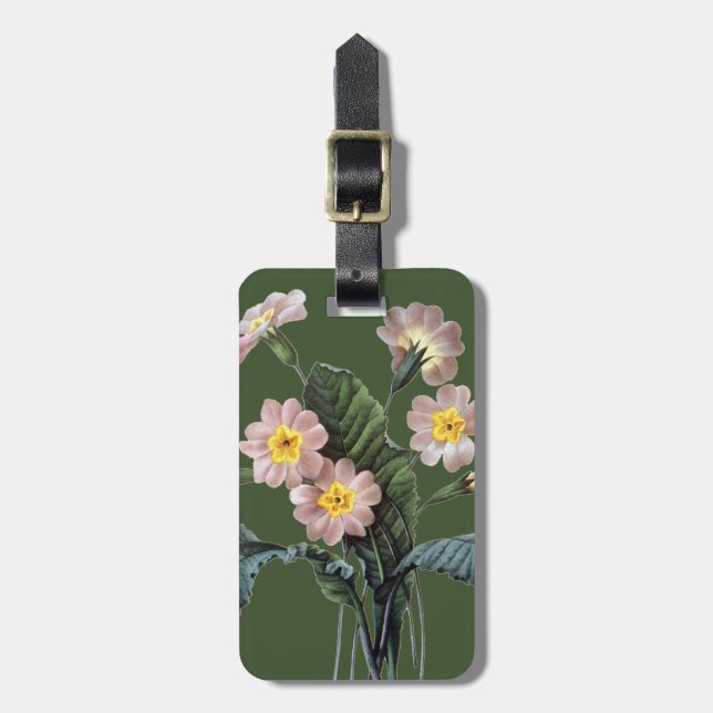 Primrose (Primula Aucalis) Luggage Tag (Front Vertical)