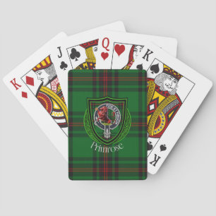 Primrose Scottish Clan Tartan & Crest Playing Cards