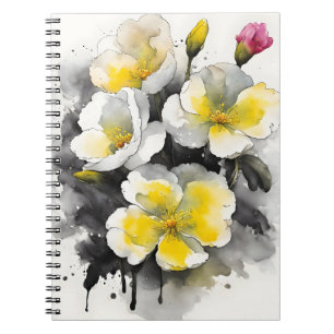 Primrose - Watercolor flowers Notebook