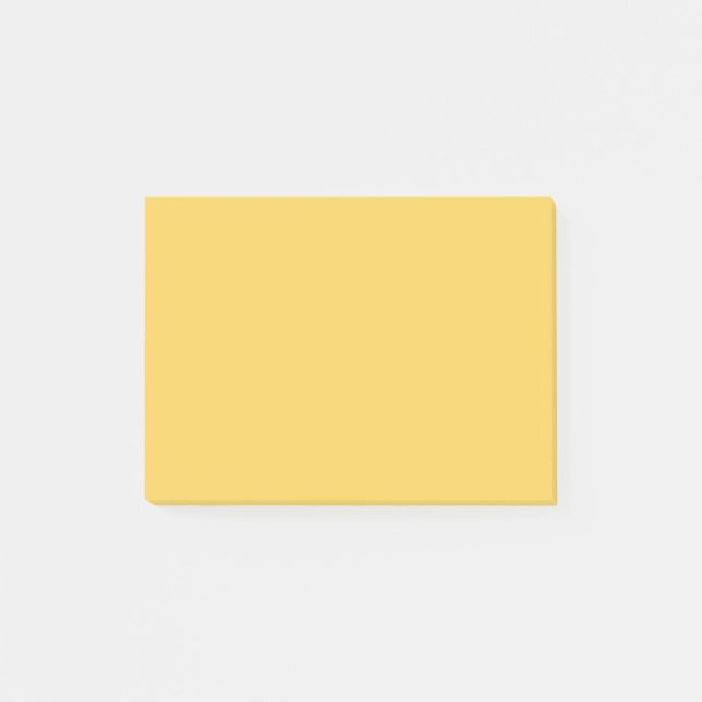 Primrose Yellow Solid Colour Post-it Notes (Front)
