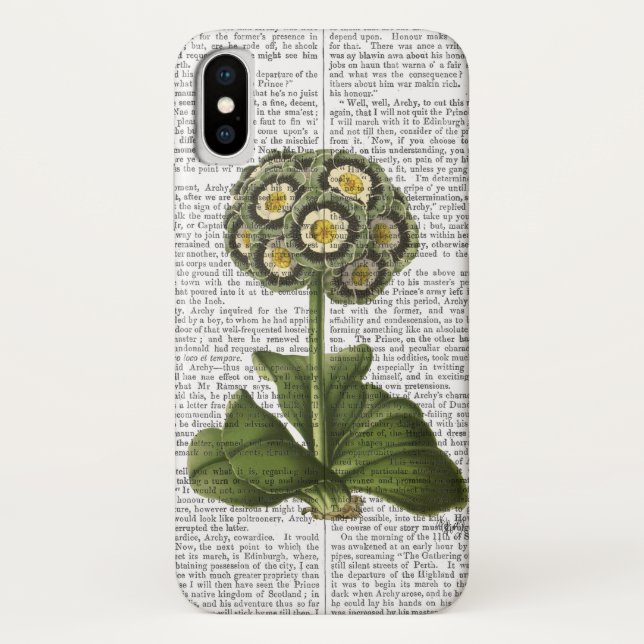Primula Auricula Blue Case-Mate iPhone Case (Back)