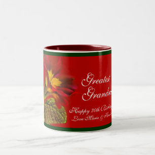 Primula "Greatest Grandma" 70th birthday mug