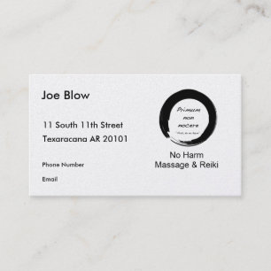 Primum Non Nocere Appointment Card