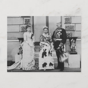 Prince Alexander of Hesse with his consort Julie Postcard