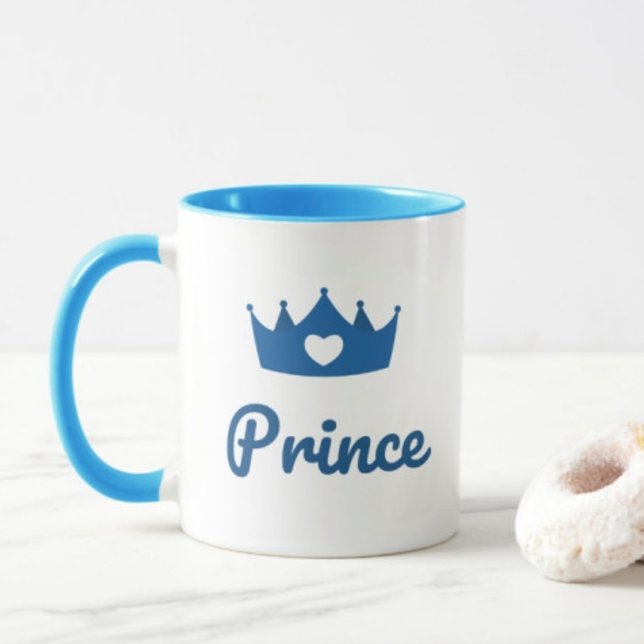 Prince And Princess Modern Typography Coffee Mug  (Creator Uploaded)