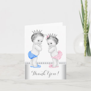 Prince and Princess Thank You Card