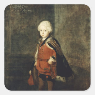 Prince Augustus William aged four, 1734 Square Sticker