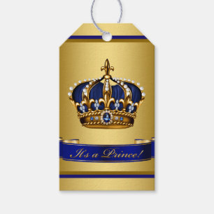 Prince Baby Shower Gift Tags