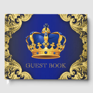 Prince Baby Shower Guest Book
