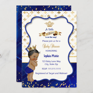 Prince Baby Shower invitation, Little prince Invitation