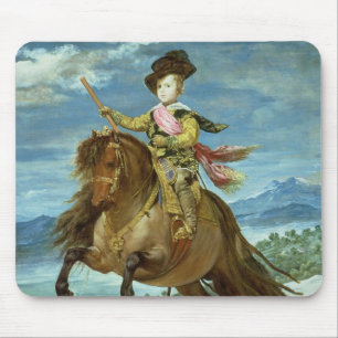 Prince Balthasar Carlos on horseback, c.1635-36 Mouse Pad