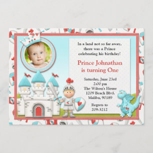 Prince Birthday Party Invitation