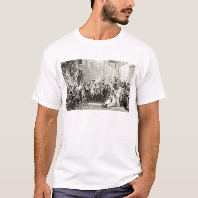 Prince Charles Edward  and the Highlanders T-Shirt (Front)