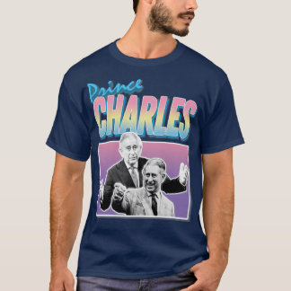 Prince Charles Laughing Graphic Design 90s Style H T-Shirt