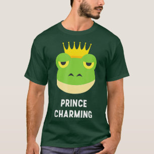 Prince Charming Frog Crown Fairytale Hero Funny  T-Shirt