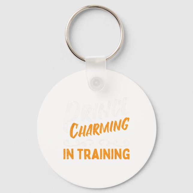 Prince Charming In Training Fairy Tale Hero  Key Ring (Front)