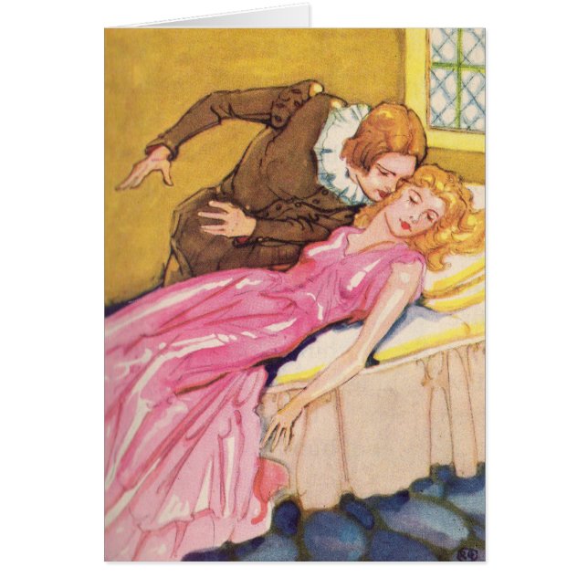 Prince Charming kissing Sleeping Beauty (Front)