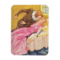 Prince Charming kissing Sleeping Beauty
