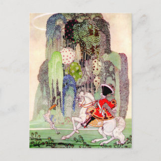 Prince Charming on his White Horse by Kay Neilsen Postcard