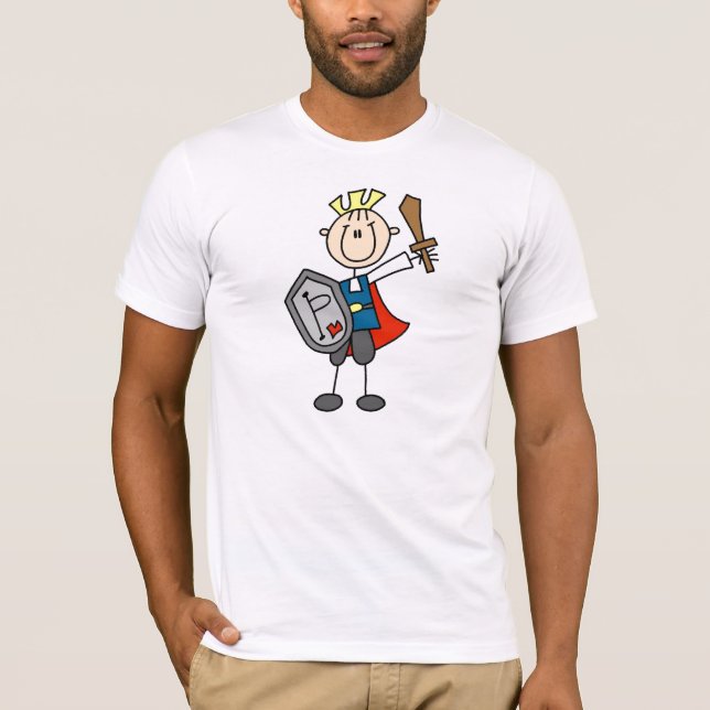 Prince Charming With Sword And Shield Shirt (Front)