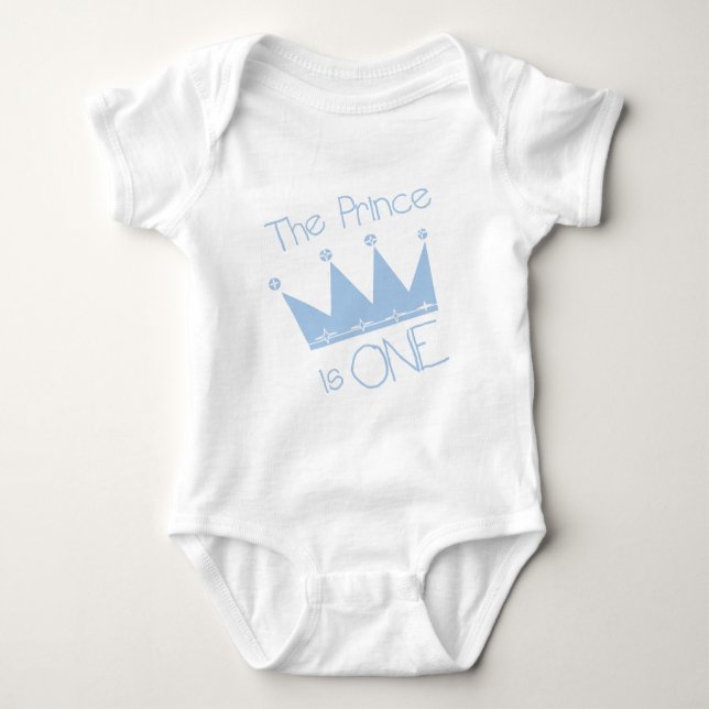 Prince Crown 1st Birthday Tshirts and gifts (Front)