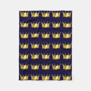 Prince Crown Fleece Blanket