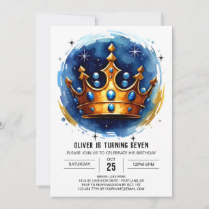 Prince Diamond Online Birthday Invitation