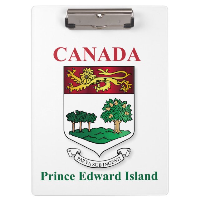 Prince Edward Island coat of arms Clipboard (Front)