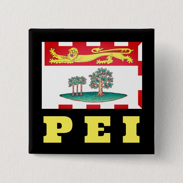 Prince Edward Island Flag 15 Cm Square Badge (Front)