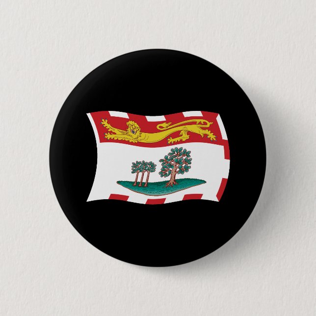 Prince Edward Island Flag Button (Front)