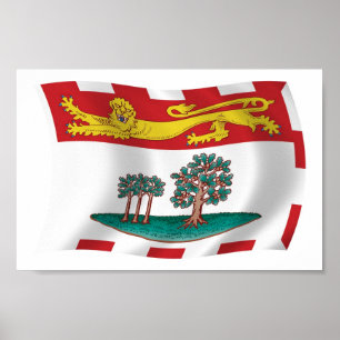 Prince Edward Island Flag Poster Print