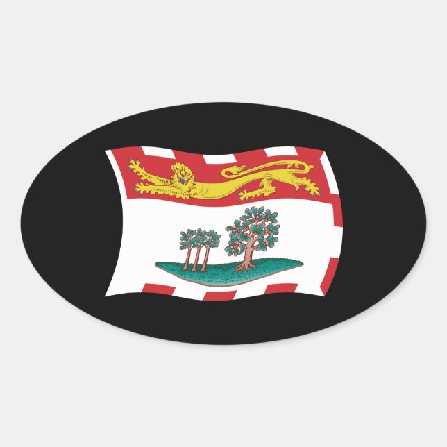 Prince Edward Island Flag Sticker (Front)
