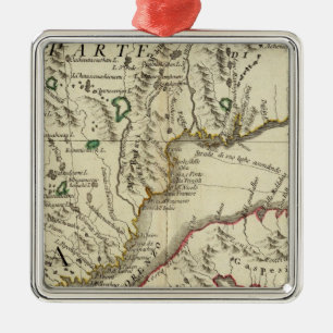 Prince Edward Island, New Brunswick Metal Tree Decoration