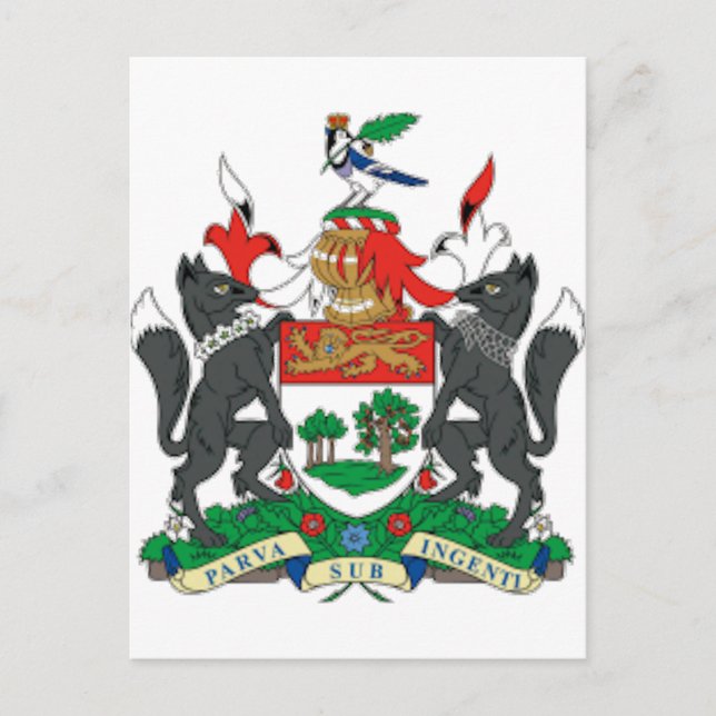 Prince Edward Islands (Canada) Coat of Arms Postcard (Front)