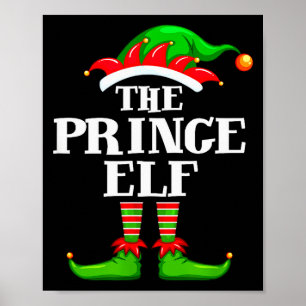 Prince Elf Matching Family Group Christmas Party P Poster