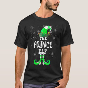 Prince Elf Matching Family Group Christmas Party T-Shirt