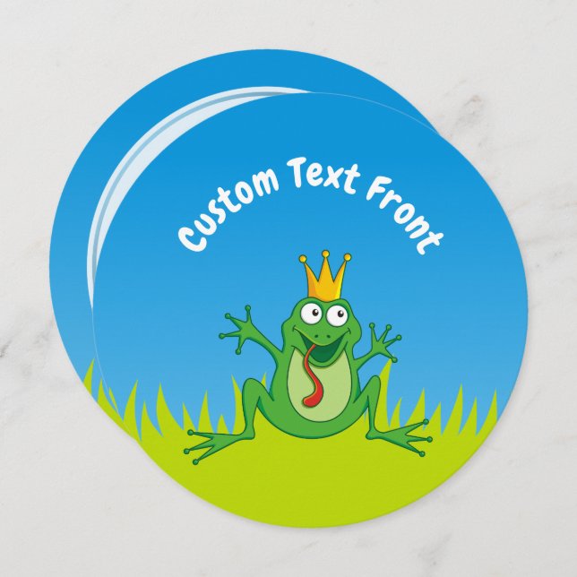 Prince Frog Invitation (Front/Back)
