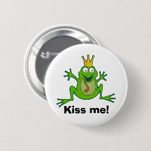Prince frog, Kiss me! Button
