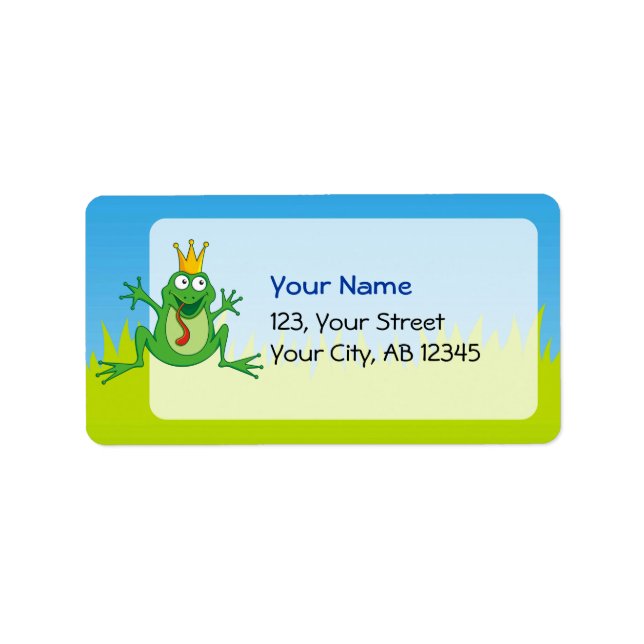 Prince Frog Label (Front)