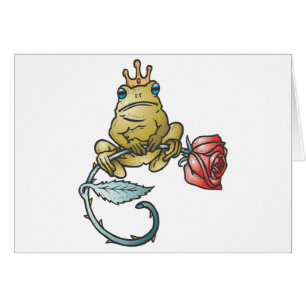 prince frog with rose