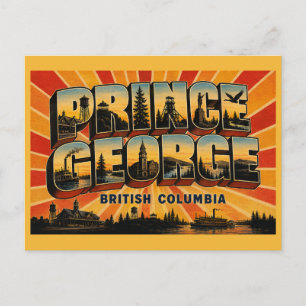Prince George British Columbia Northern Capital Postcard