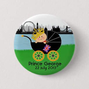 Prince George of Cambridge London Button