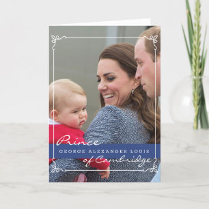 Prince George - William & Kate Card