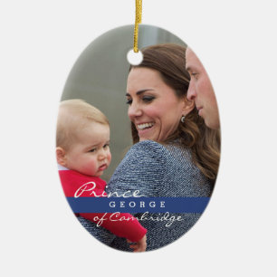 Prince George - William & Kate Ceramic Tree Decoration