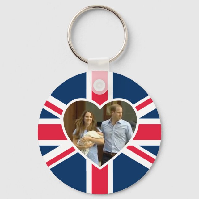 Prince George - William & Kate Key Ring (Front)