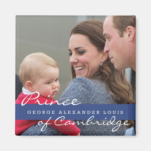 Prince George - William & Kate Magnet (Front)