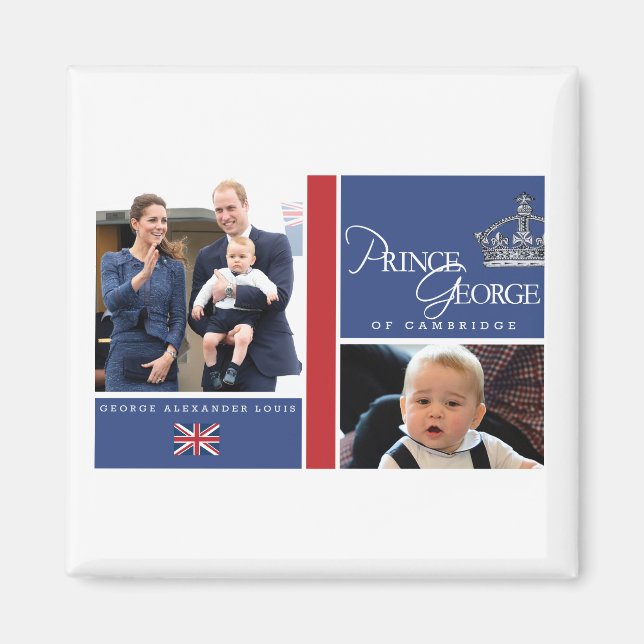 Prince George - William & Kate Magnet (Front)
