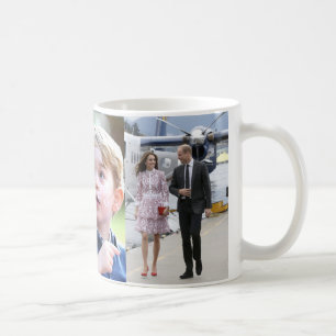 Prince George & William Princess Charlotte & Kate Coffee Mug
